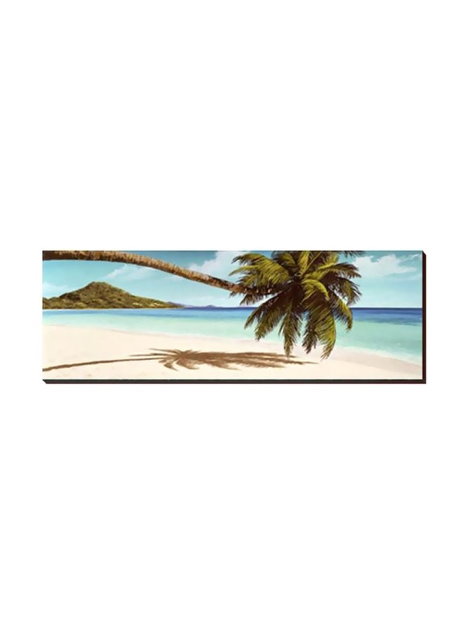 PHOTOBLOCK Decorative Wall Painting With Frame Blue/Green/White 54x18cm