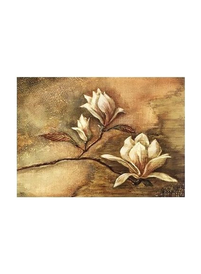 Photo Block Decorative Wall Painting Brown/White 24x18cm 