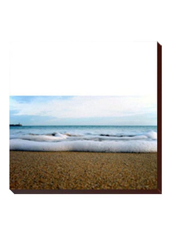 لوحة جدارية لتزيين الحائط مع إطار بني/أزرق/أبيض 47x47Ø³Ù†ØªÙŠÙ…ØªØ±