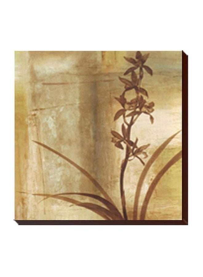 Decorative Wall Painting With Frame Beige/Brown 40x30cm