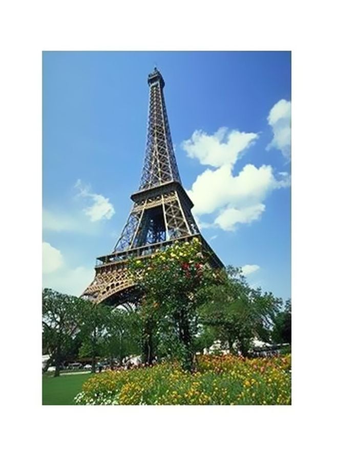 Decorative Wall Poster Brown/Orange/Black 60x40cm