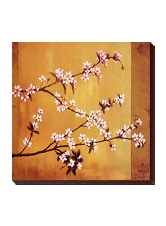 فوتو بلوك لوحة جدارية لتزيين الحائط مع إطار أبيض/بني/بيج 60X40سم