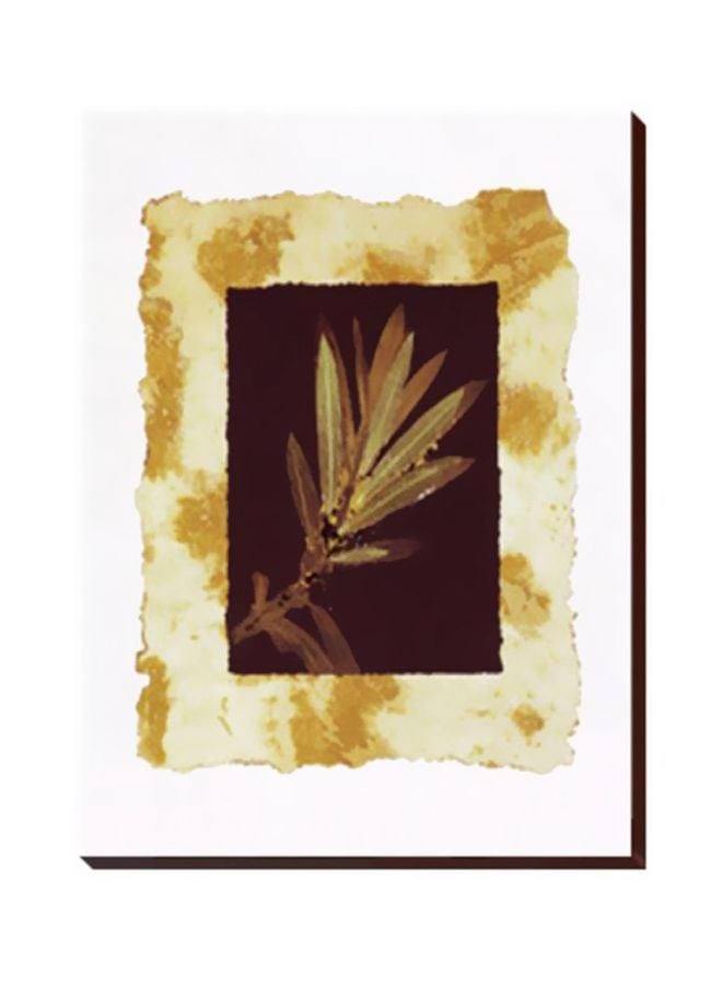 لوحة جدارية لتزيين الحائط مع إطار بني/بيج 15x15سم