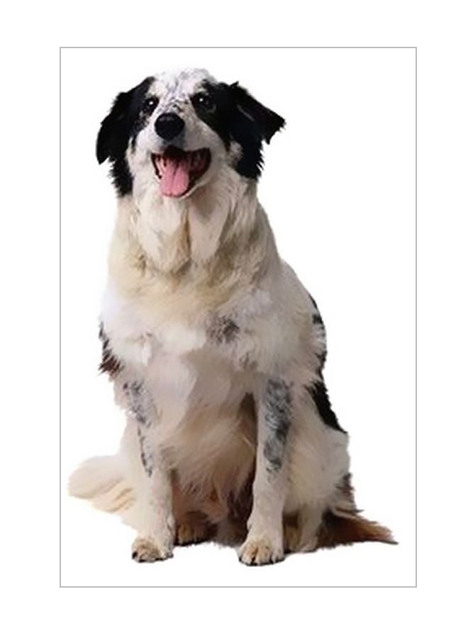 بوستر حائط للتزيين بيج/أبيض/ أسود 60X40سم