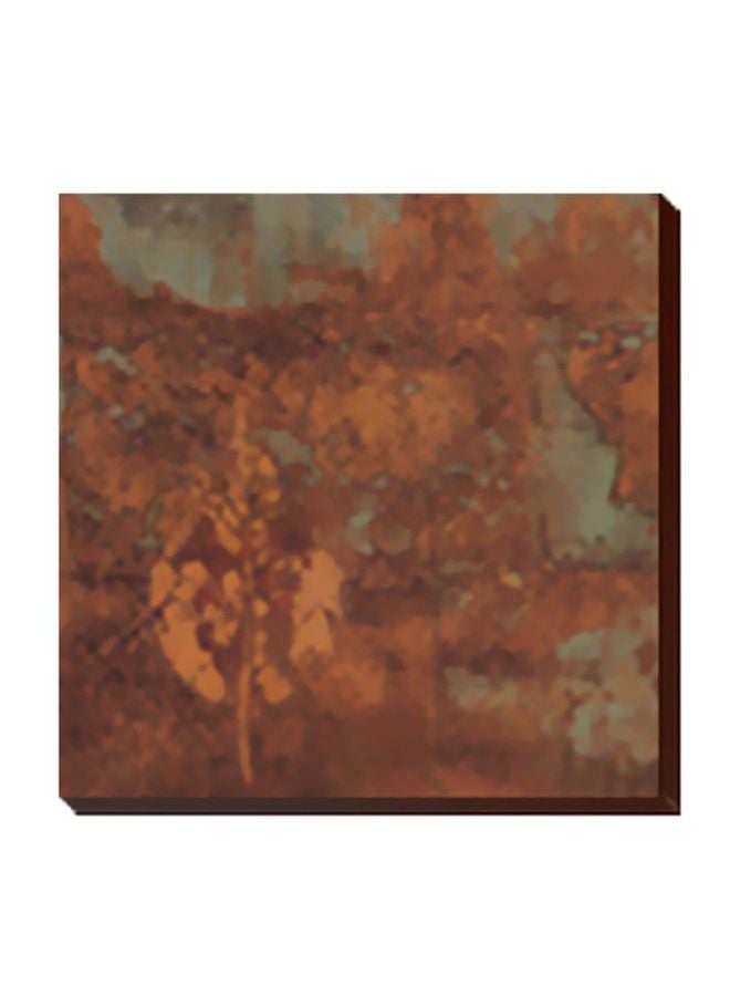 لوحة جدارية لتزيين الحائط مع إطار بني/أخضر 15x15سم