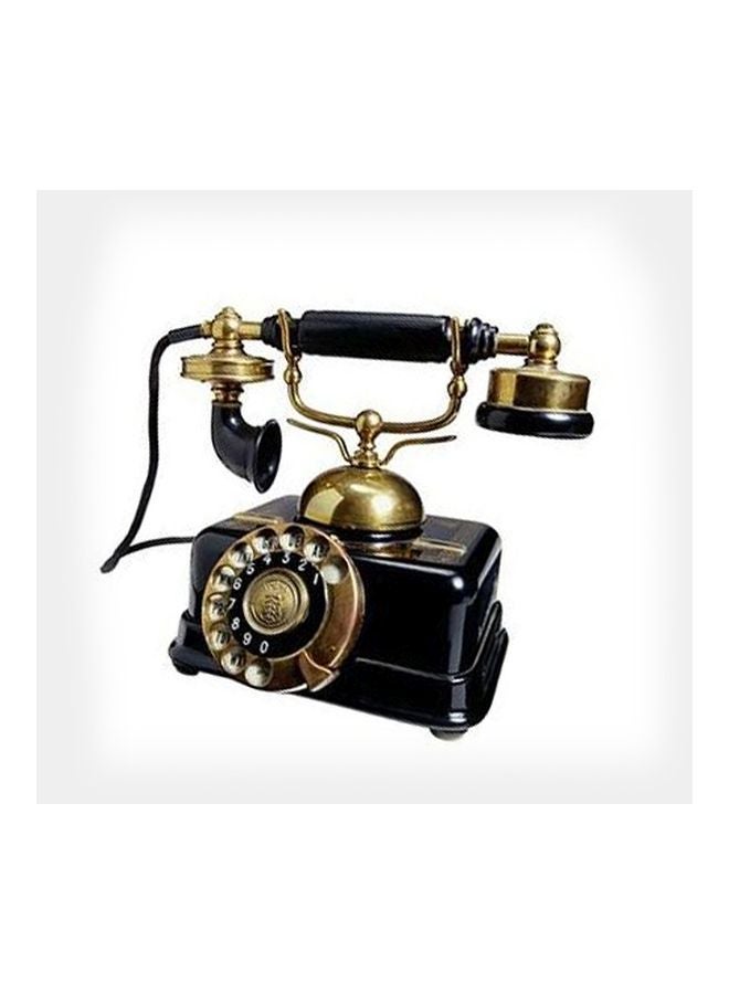 PHOTOBLOCK Decorative Wall Poster Black/Gold/White 15x15cm