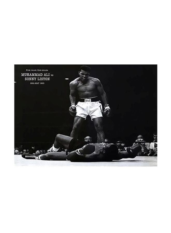 PHOTOBLOCK Decorative Wall Poster Black/White 24x18cm