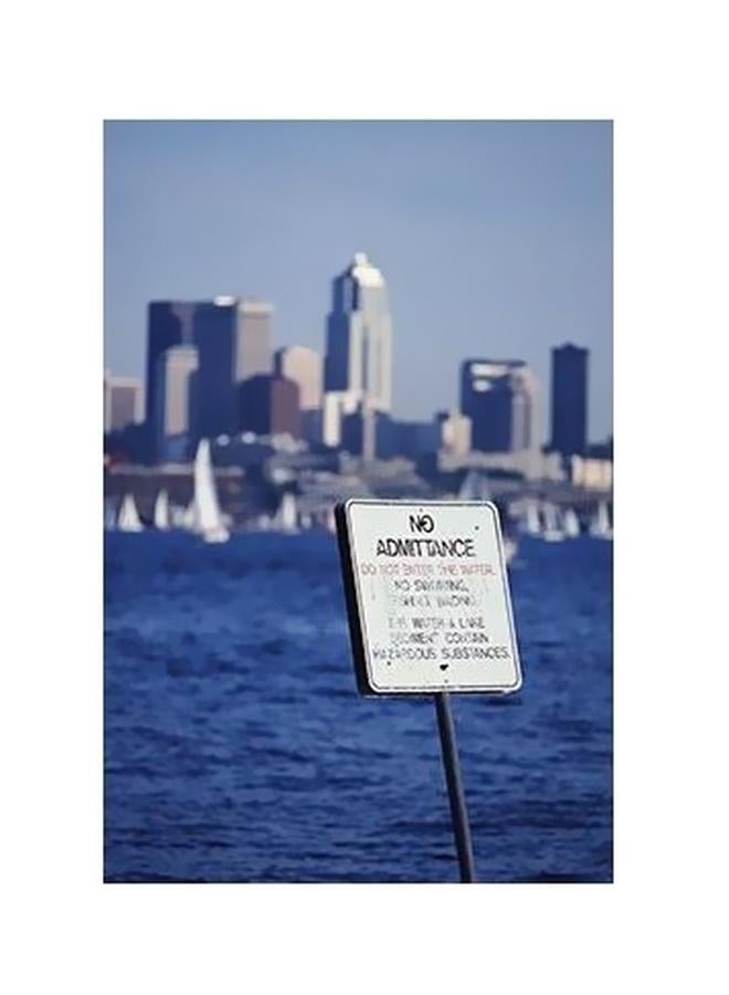 Decorative Wall Poster Multicolour 34x24cm