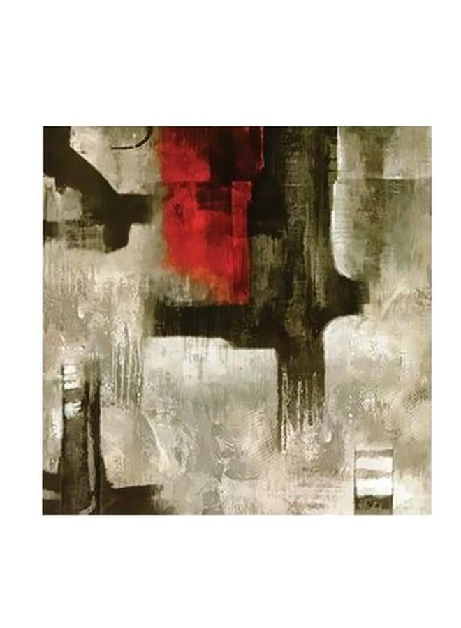 بوستر حائط للتزيين بني/أحمر 15x15سم