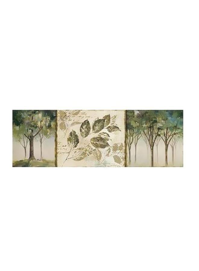 PHOTOBLOCK Decorative Wall Poster Beige/Green/Brown 24x18cm