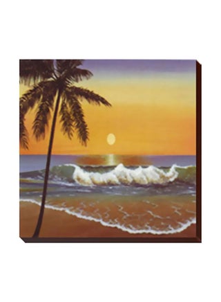 Decorative Wall Painting With Frame Multicolour 15x15cm - v1565798657/N29091082A_1