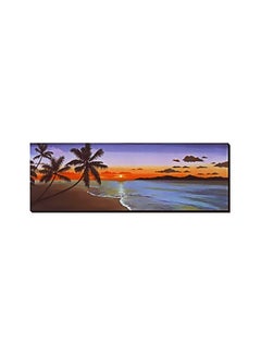 Decorative Wall Painting With Frame Multicolour 99x29cm