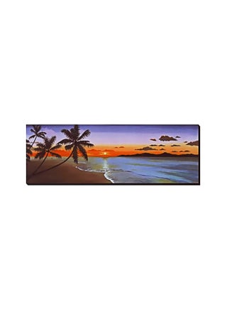 Decorative Wall Painting With Frame Multicolour 99x29cm - v1565798660/N29091097A_1