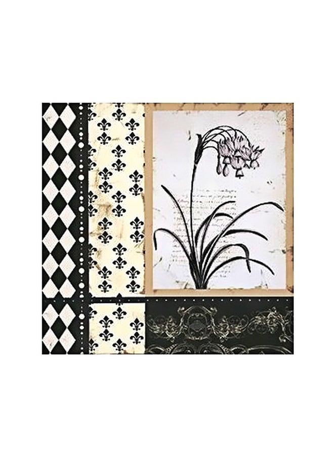 PHOTOBLOCK Decorative Wall Painting Black/Beige/Brown 15×15cm 