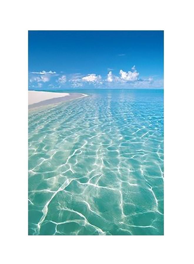 بوستر حائط للتزيين أزرق/أخضر/أبيض