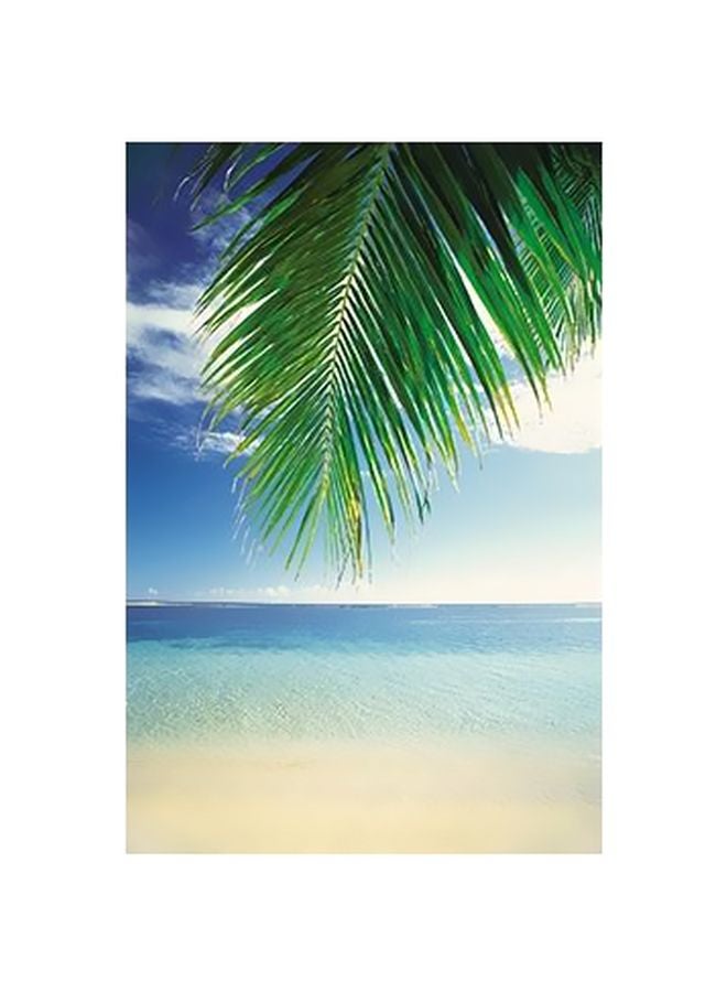 بوستر حائط للتزيين أزرق/أخضر/أبيض