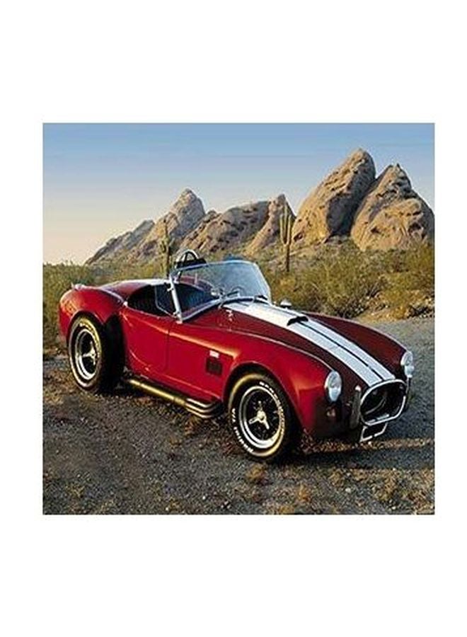 Decorative Wall Poster With Frame Multicolour 32x32cm