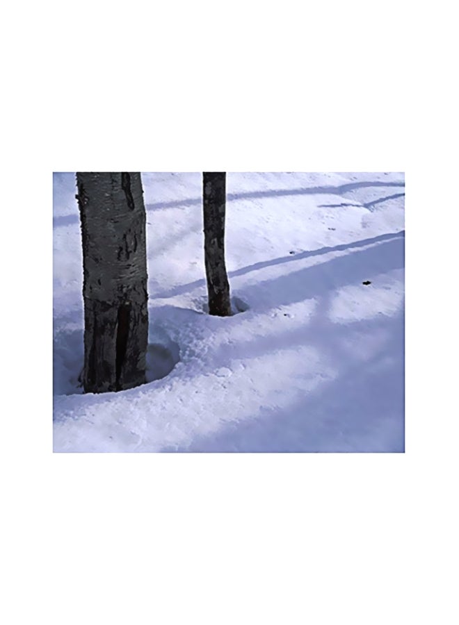 Photo Block Decorative Wall Painting White/Grey 15x20cm 