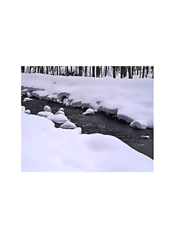 لوحة فنية لديكور الحائط أبيض/ أسود