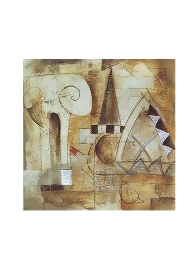 بوستر جداري للتزيين مع إطار متعدد الألوان 15x15سم