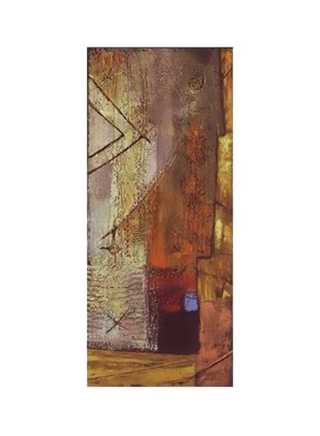 Decorative Wall Painting Multicolour 30x99cm
