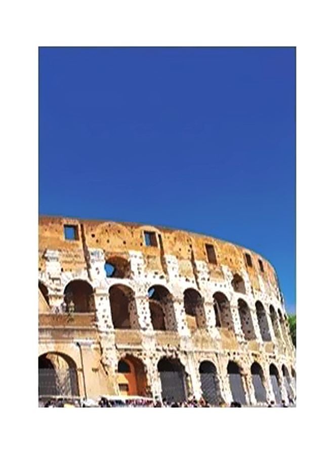 PHOTOBLOCK Decorative Wall Poster Blue/Yellow/White 60x40cm