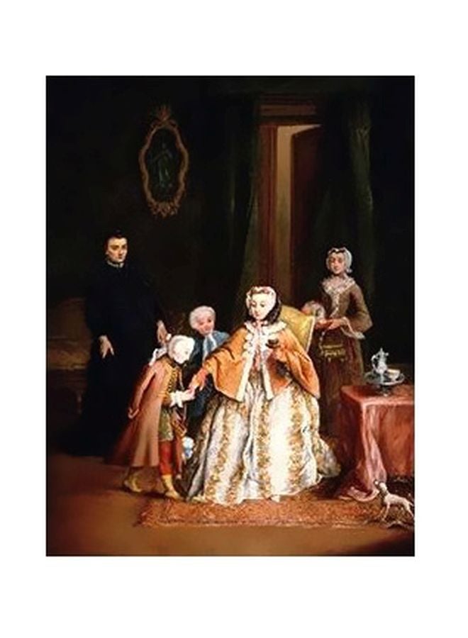 PHOTOBLOCK Decorative Wall Poster White/Black/Beige 24x18cm