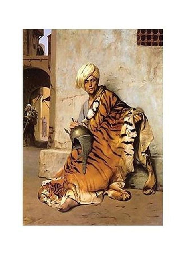 فوتو بلوك بوستر حائط للتزيين بني/أسود 60x40سم