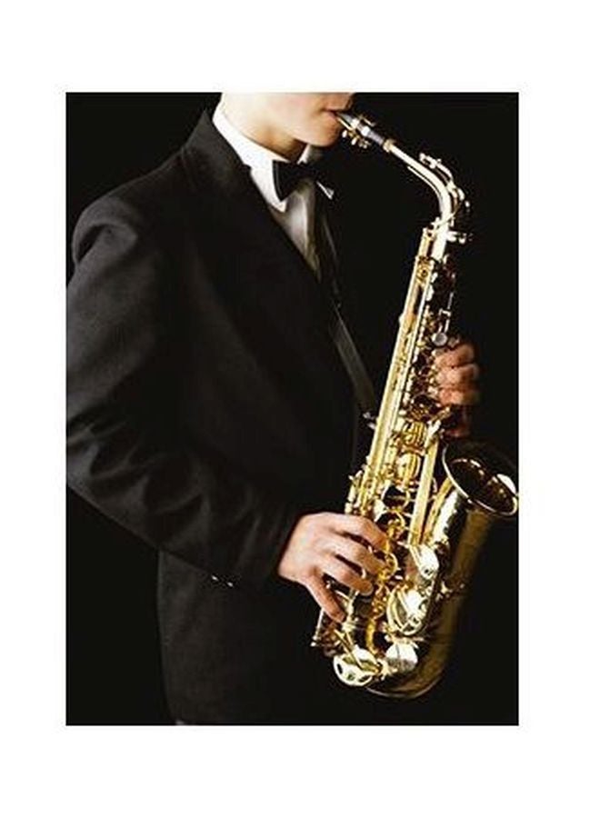 PHOTOBLOCK Decorative Wall Poster Black/Gold/White 45x31cm