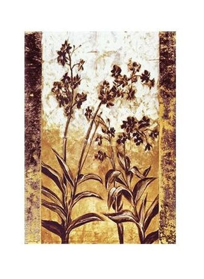 فوتو بلوك لوحة فنية لديكور الحائط بني/أبيض/أسود 45x31سم