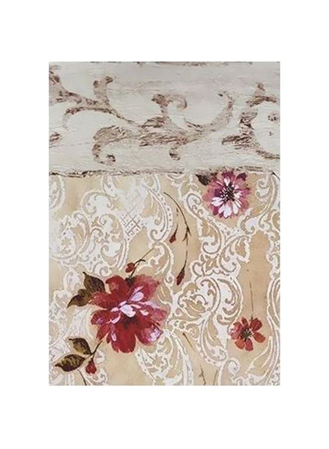 بوستر حائط للتزيين أحمر/بيج/أبيض 60x40سم