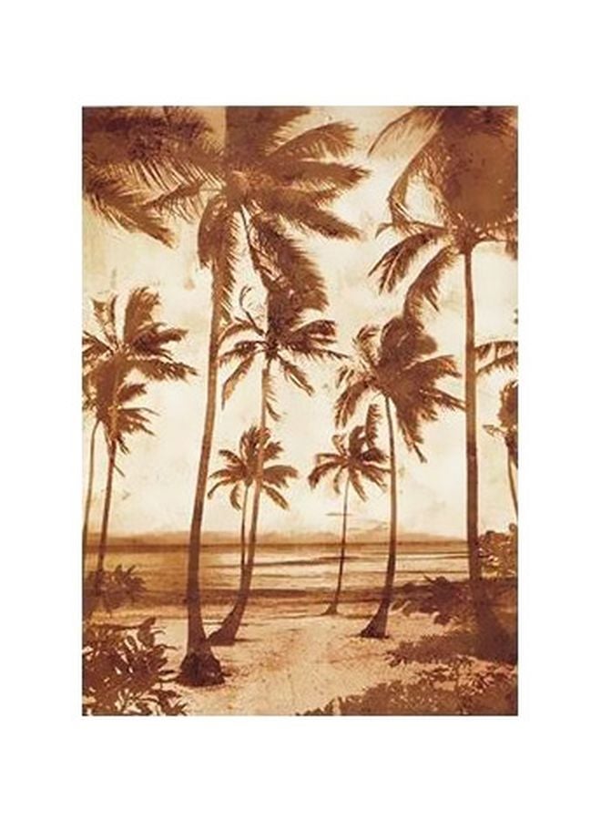 فوتو بلوك بوستر حائط للتزيين بني 24x18سم