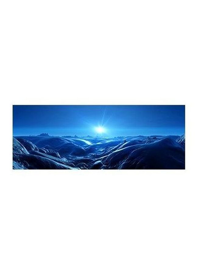 بوستر حائط للتزيين أزرق 30x99سم