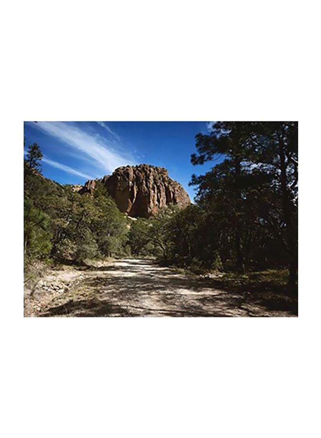 بوستر حائط للتزيين أزرق/أخضر/بني 18x24سم