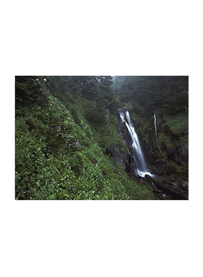 PHOTOBLOCK Decorative Wall Poster Green/Grey/White 31x45cm