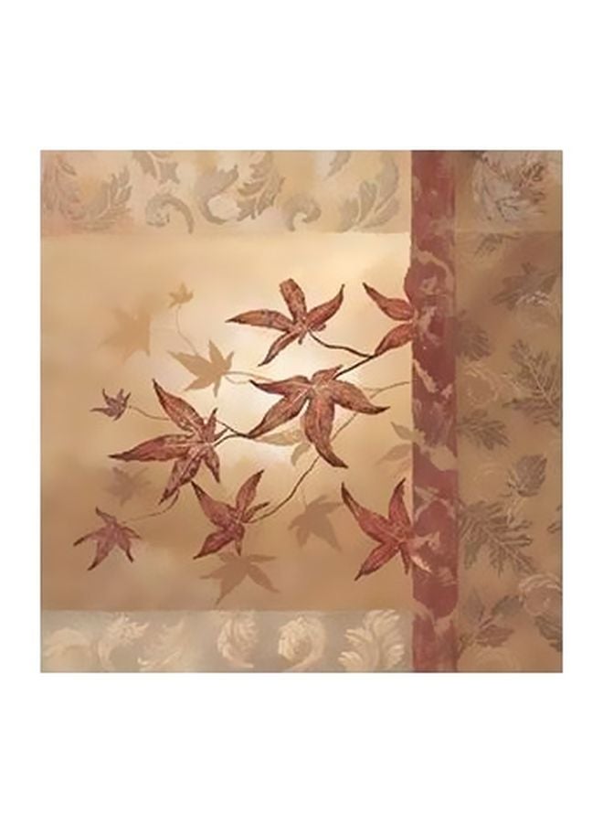 بوستر حائط للتزيين بني/ذهبي 23x23سم