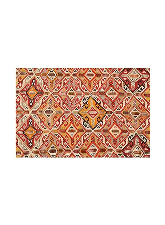 بوستر حائط للتزيين أحمر/ أصفر/ أبيض 31x45سم