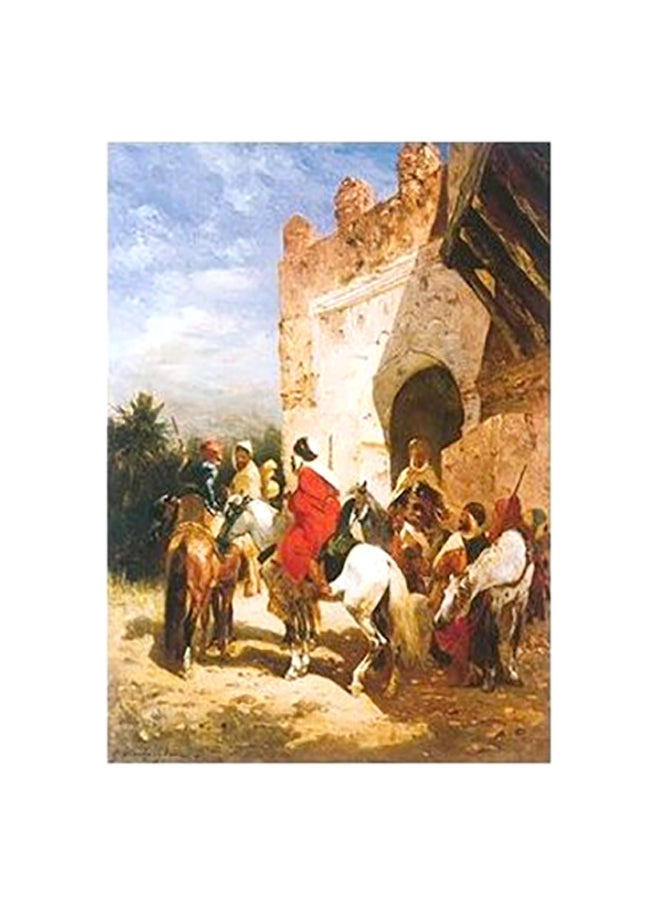 Decorative Wall Painting Multicolour 24×18cm