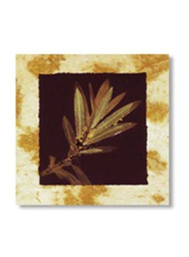 Photo Block Decorative Wall Painting Brown/Beige/Yellow 30x30cm 