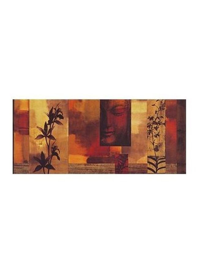 Decorative Wall Poster Brown/Beige 30×99cm