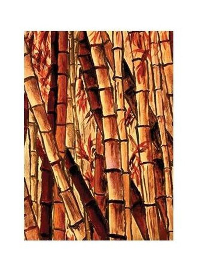 بوستر حائط للتزيين بني/بيج 24x18سم