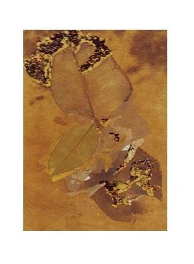 Decorative Wall Poster Brown/Beige 24x18cm