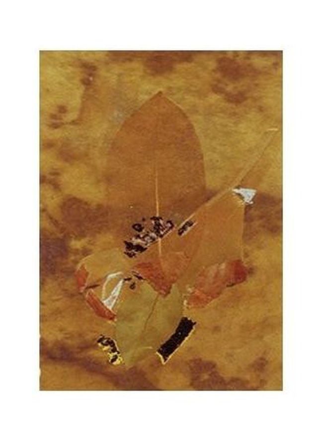 بوستر حائط للتزيين بني/بيج/أسود 24x18سم
