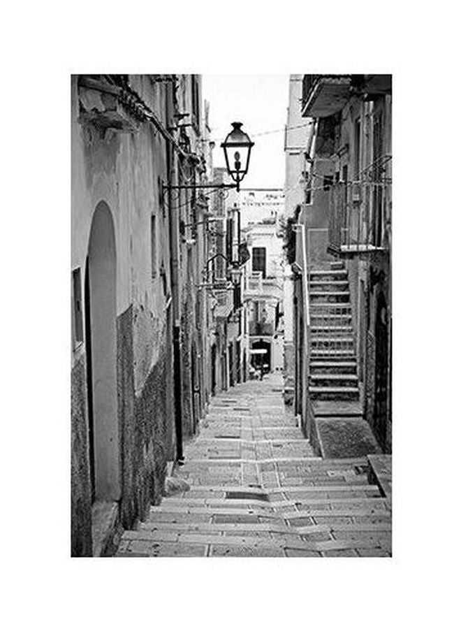 فوتو بلوك بوستر حائط للتزيين رمادي / أبيض 24 ×18سم