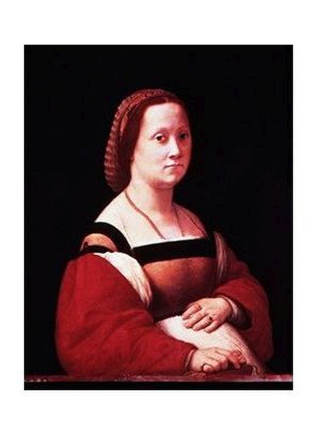 PHOTOBLOCK Decorative Wall Poster Red/Black/Beige 24 ×18cm