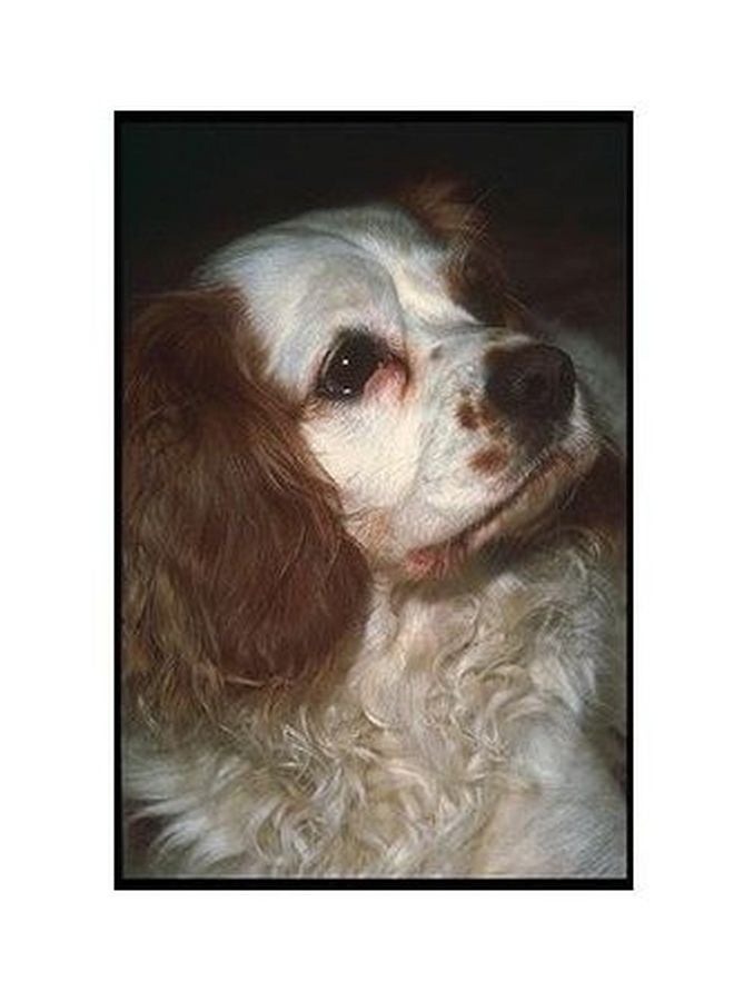 PHOTOBLOCK Decorative Wall Poster White/Gold 24x18cm 