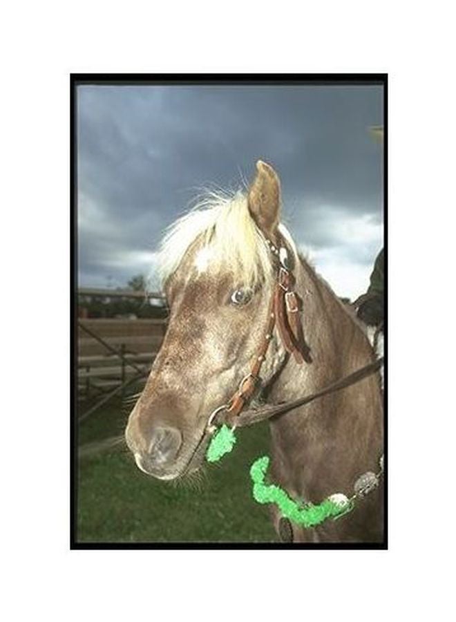 فوتو بلوك بوستر حائط للتزيين أزرق/بيج/رمادي 24x18سم