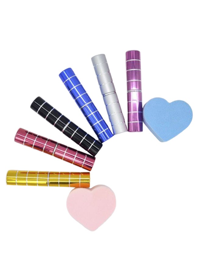 Retractable Blusher Brush Red/Silver/Brown - Image 2