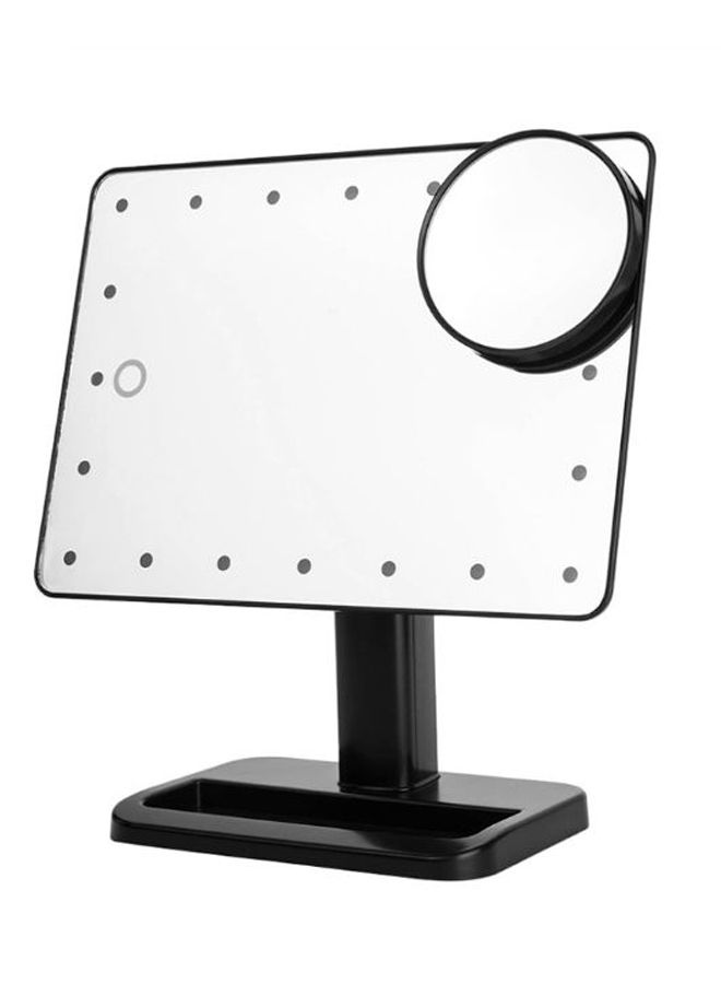 Professional Touch Screen Led Makeup Mirror Black - Image 1