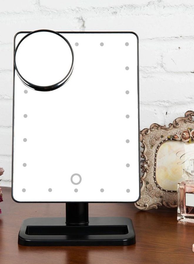 Professional Touch Screen Led Makeup Mirror Black - Image 2